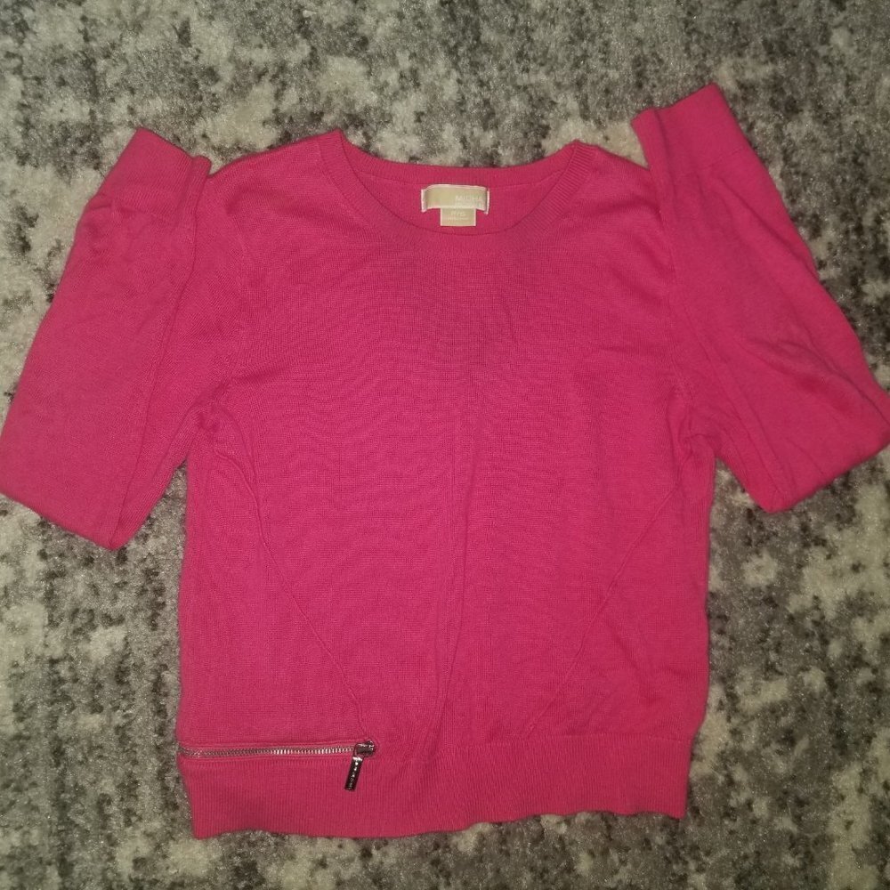 💕Michael Kors Hot Pink Top EUC